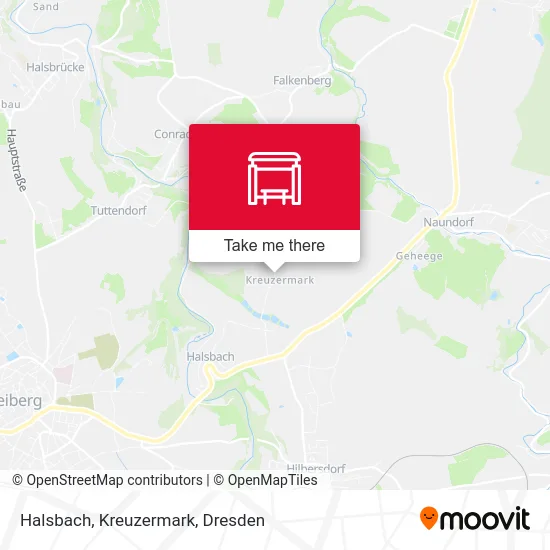 Карта Halsbach, Kreuzermark