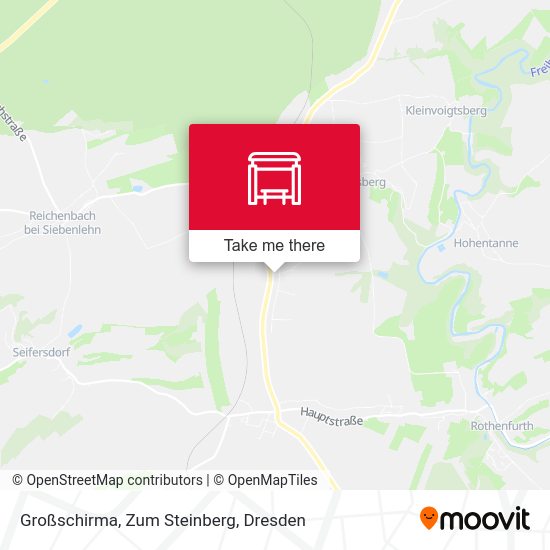 Карта Großschirma, Zum Steinberg