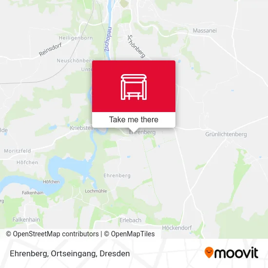 Карта Ehrenberg, Ortseingang