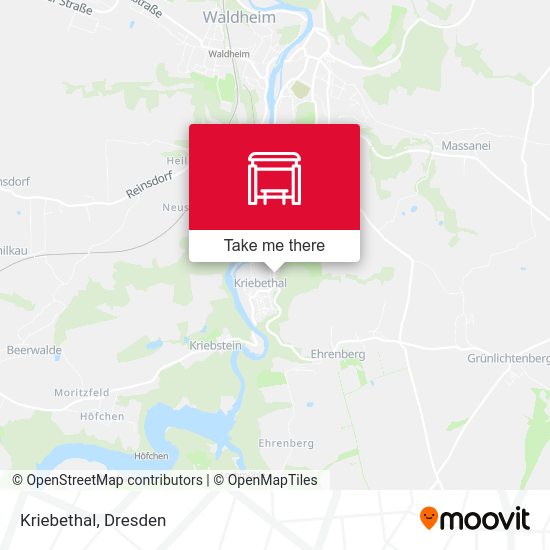 Карта Kriebethal