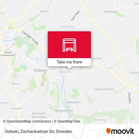 Карта Döbeln, Zschackwitzer Str