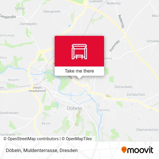 Карта Döbeln, Muldenterrasse