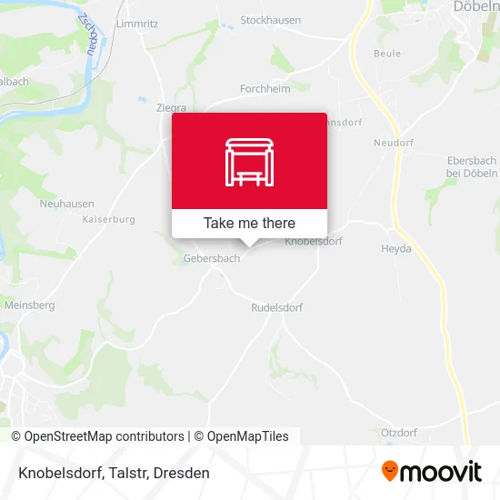 Карта Knobelsdorf, Talstr