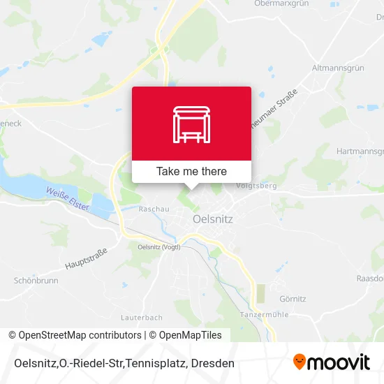 Карта Oelsnitz,O.-Riedel-Str,Tennisplatz