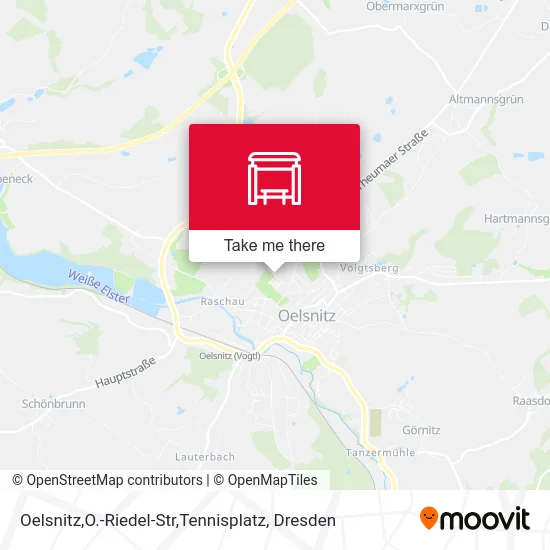 Карта Oelsnitz,O.-Riedel-Str,Tennisplatz