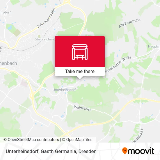 Карта Unterheinsdorf, Gasth Germania