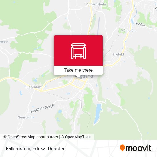 Карта Falkenstein, Edeka
