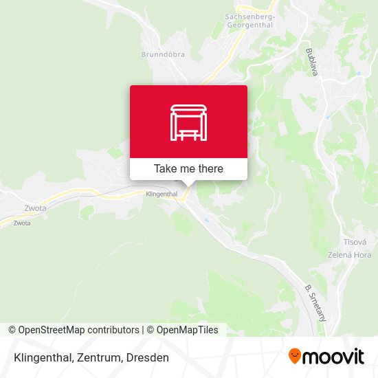 Карта Klingenthal, Zentrum