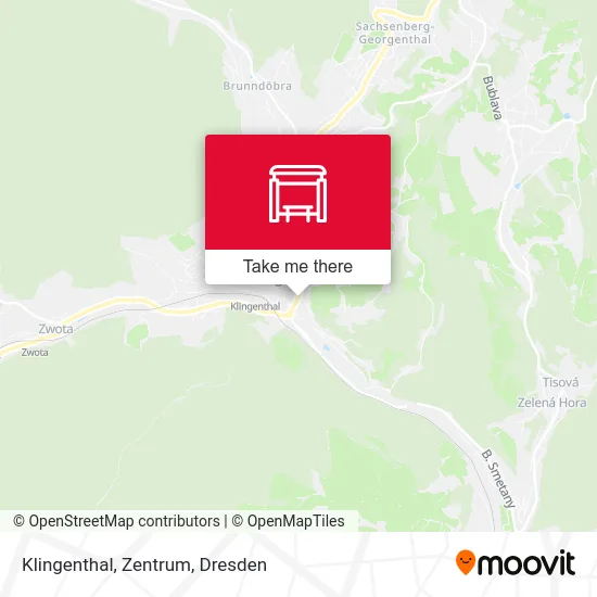 Карта Klingenthal, Zentrum