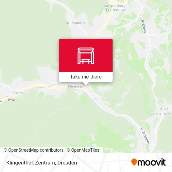 Карта Klingenthal, Zentrum