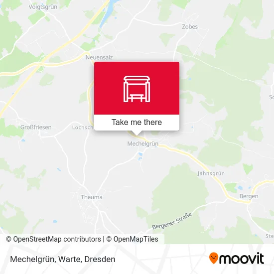 Карта Mechelgrün, Warte