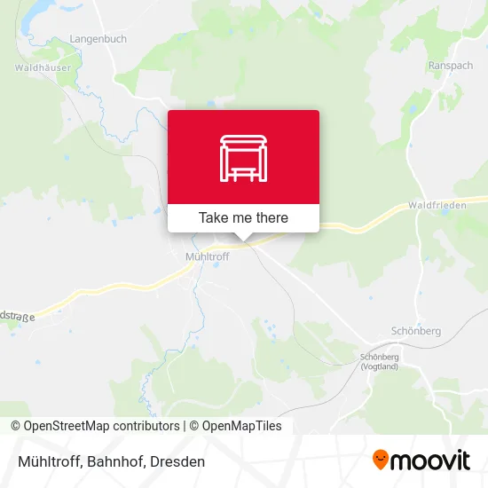 Mühltroff, Bahnhof map
