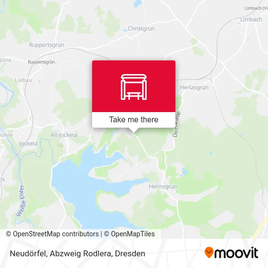 Карта Neudörfel, Abzweig Rodlera