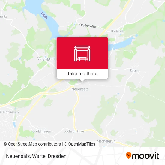 Карта Neuensalz, Warte