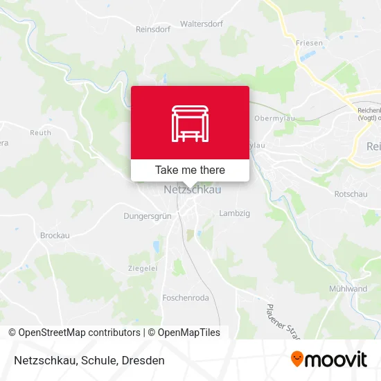 Карта Netzschkau, Schule