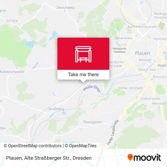 Карта Plauen, Alte Straßberger Str.