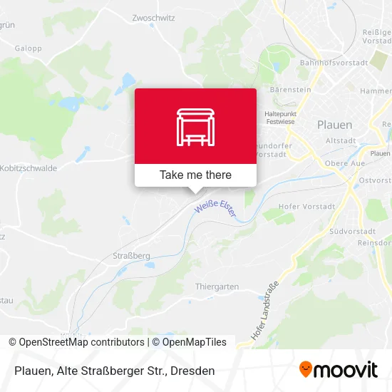Карта Plauen, Alte Straßberger Str.