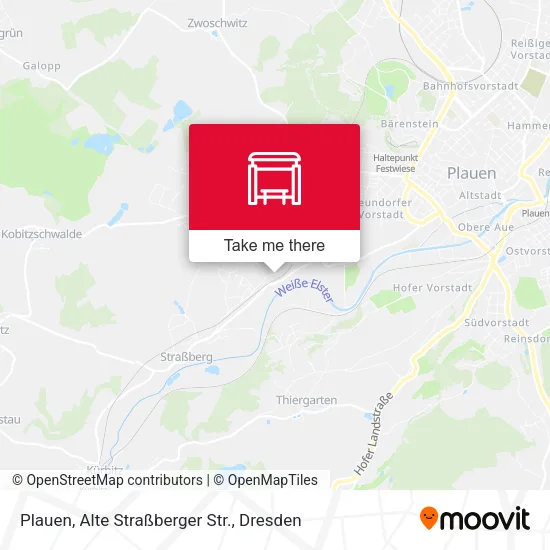 Карта Plauen, Alte Straßberger Str.