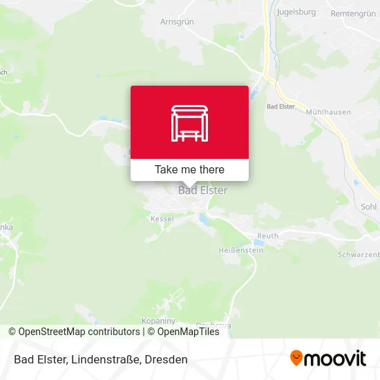Карта Bad Elster, Lindenstraße