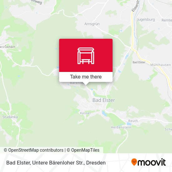 Карта Bad Elster, Untere Bärenloher Str.