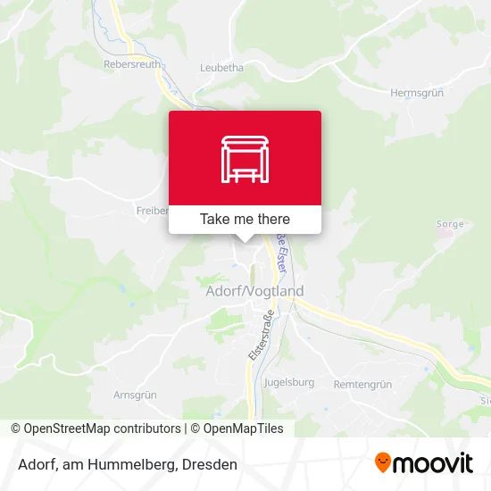 Карта Adorf, am Hummelberg