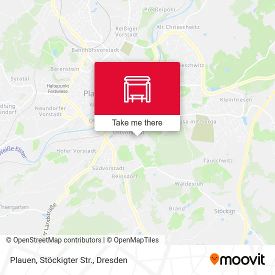 Карта Plauen, Stöckigter Str.
