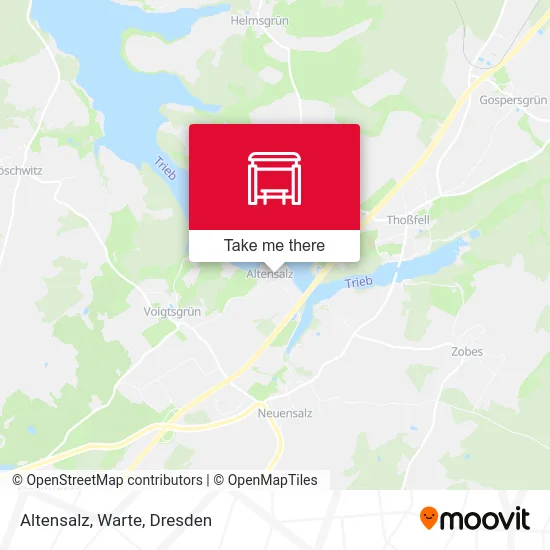 Карта Altensalz, Warte