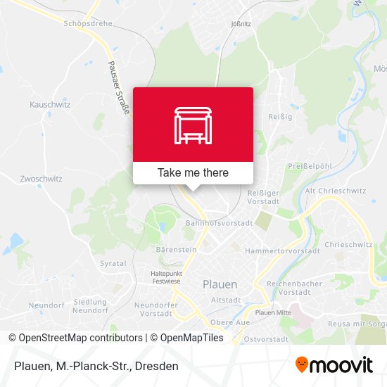 Карта Plauen, M.-Planck-Str.