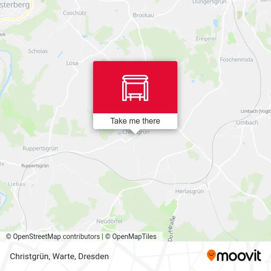 Карта Christgrün, Warte