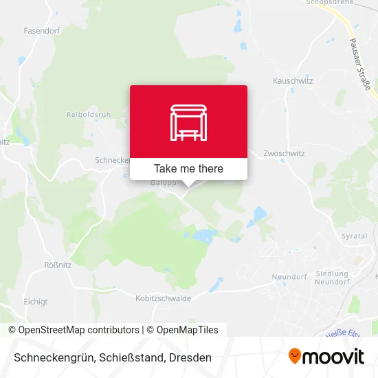 Карта Schneckengrün, Schießstand