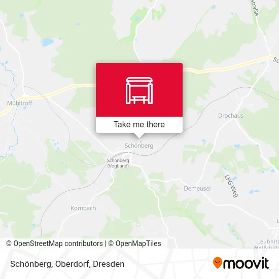 Карта Schönberg, Oberdorf