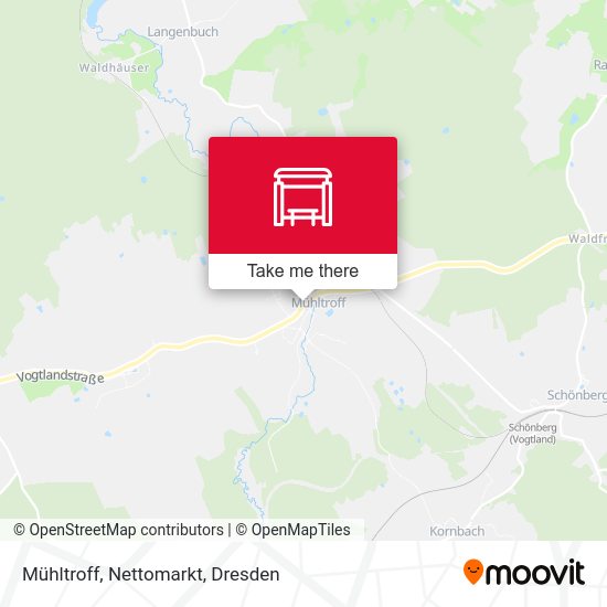 Карта Mühltroff, Nettomarkt