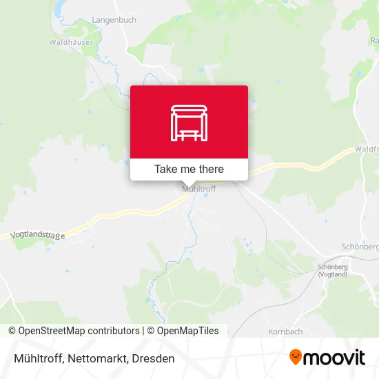 Карта Mühltroff, Nettomarkt