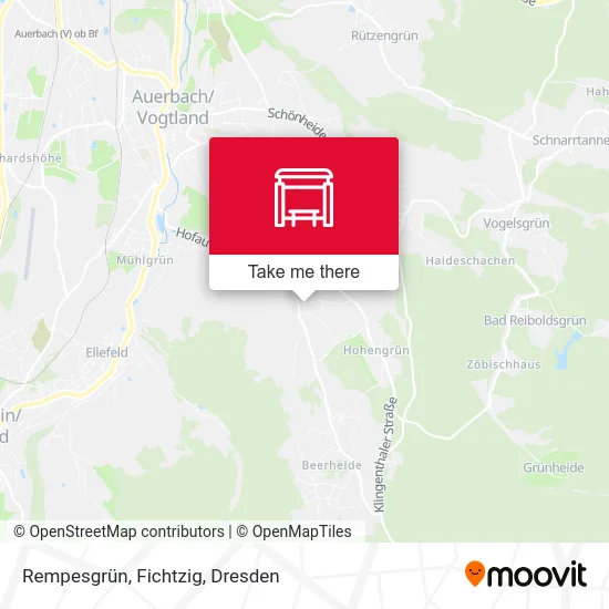 Карта Rempesgrün, Fichtzig
