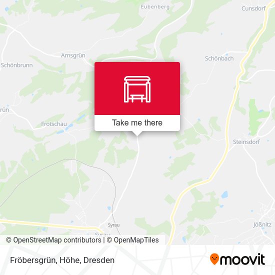 Карта Fröbersgrün, Höhe