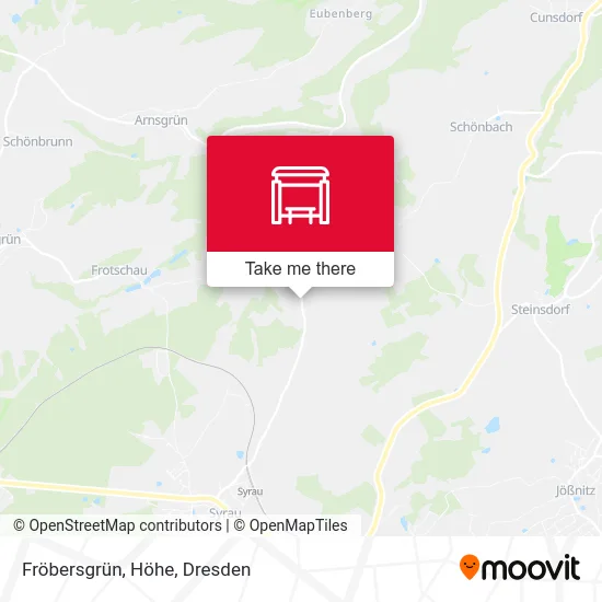 Карта Fröbersgrün, Höhe