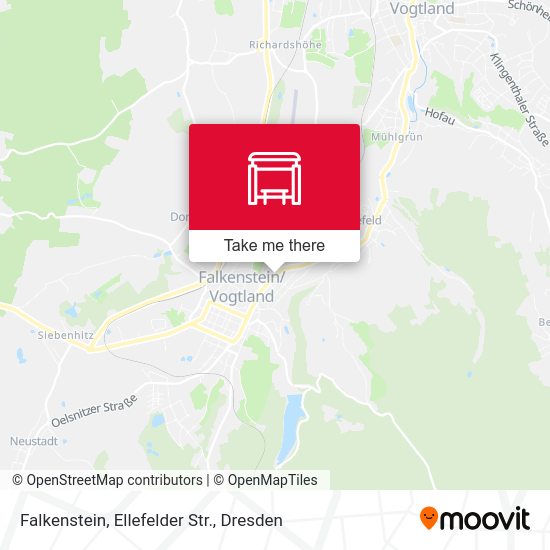 Карта Falkenstein, Ellefelder Str.
