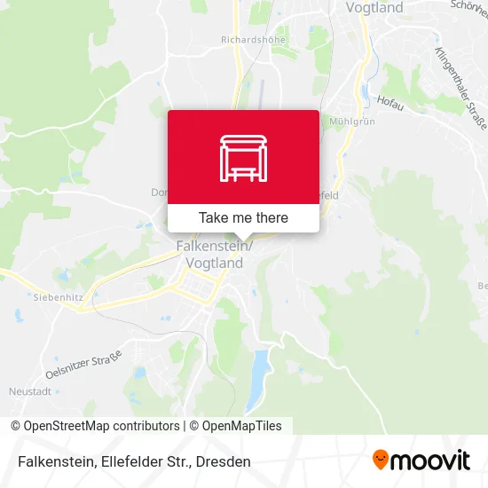 Карта Falkenstein, Ellefelder Str.