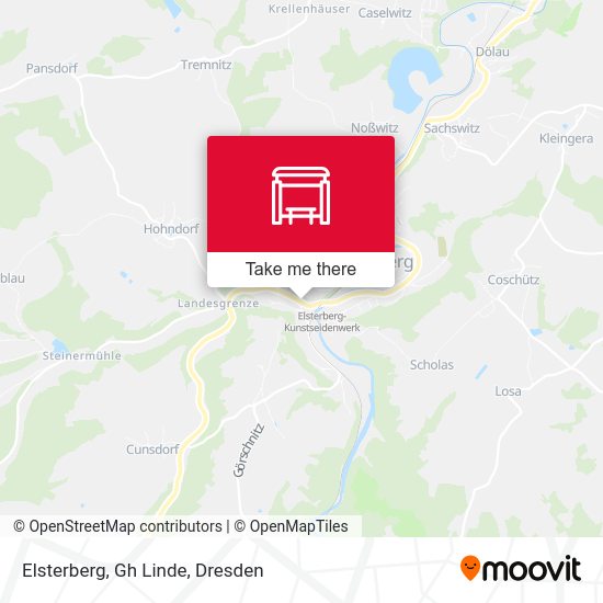 Карта Elsterberg, Gh Linde