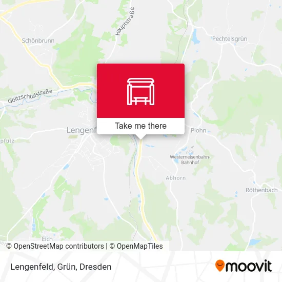 Карта Lengenfeld, Grün