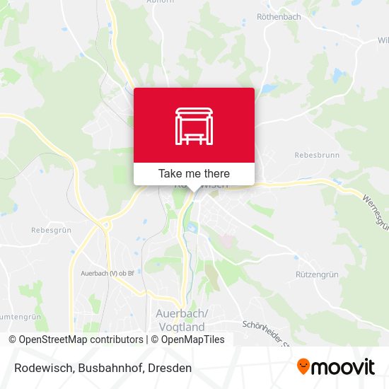 Карта Rodewisch, Busbahnhof