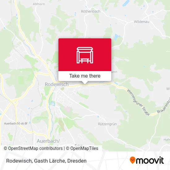 Карта Rodewisch, Gasth Lärche