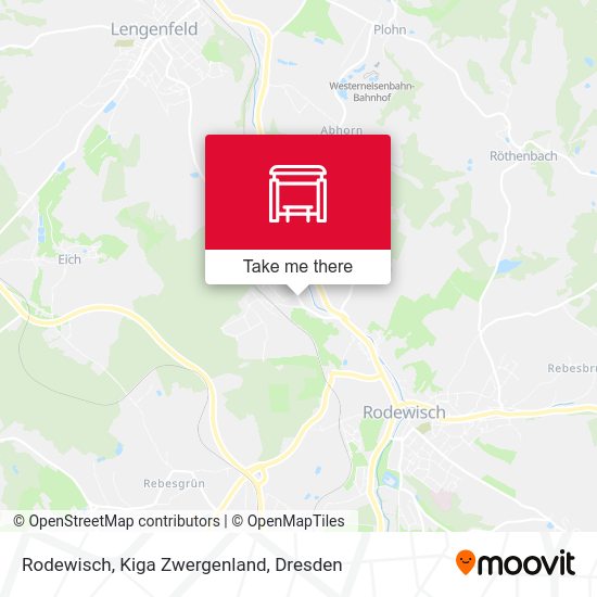 Карта Rodewisch, Kiga Zwergenland