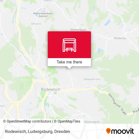 Карта Rodewisch, Ludwigsburg