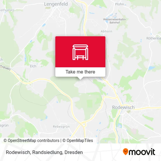 Карта Rodewisch, Randsiedlung