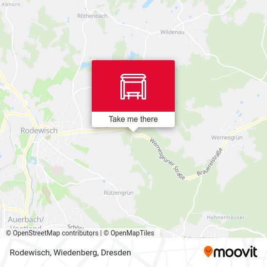 Карта Rodewisch, Wiedenberg