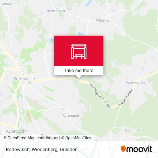 Карта Rodewisch, Wiedenberg