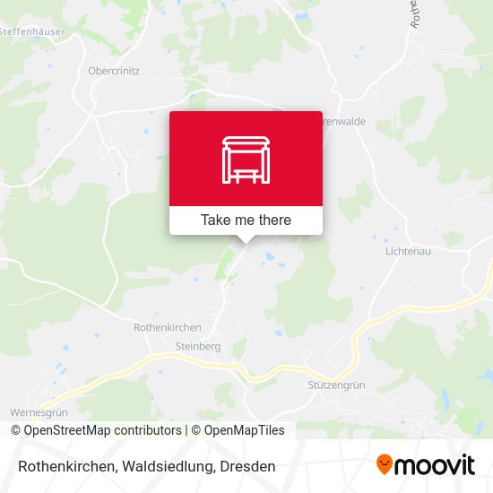 Карта Rothenkirchen, Waldsiedlung