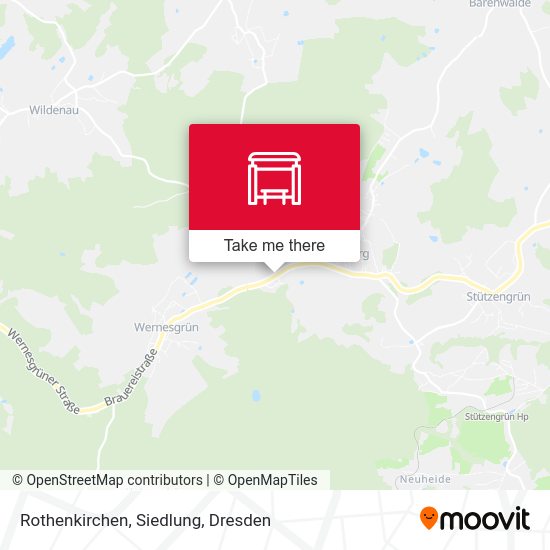Карта Rothenkirchen, Siedlung