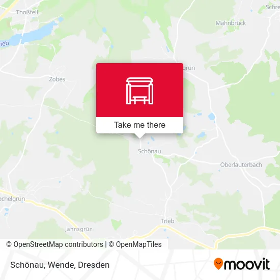 Карта Schönau, Wende